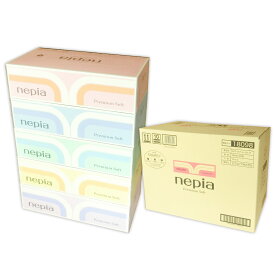 ネピア プレミアムソフト ティシュ 180組 60箱（5箱×12パック）【王子ネピア nepia 160サイズ】【18145 kzh】