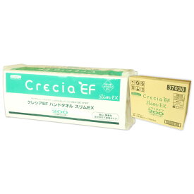 クレシアEF ハンドタオル ソフトタイプ 200 スリムEX 200組 × 36パック 【日本製紙クレシア 業務用 ゆう120サイズ 佐川140サイズ】【37030】
