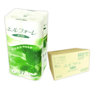 エルフォーレ トイレットペーパー 27m ダブル 香りつき 72ロール (12ロール×6パック)【大王製紙 140サイズ】【823517 kzh】