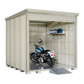 【お片付け応援オプションプレゼント中！】タクボ バイクガレージ バイクシャッターマン 一般地型 標準型 BS-2529WH 幅2612×奥行3195×高さ2570mm バイク 車庫 シャッター 屋外 倉庫 大型 小屋 [製品5年保証][正規代理店]