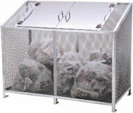 サンカ ダストBOX-Sワイド メッキ CS-30 個人宅配送不可