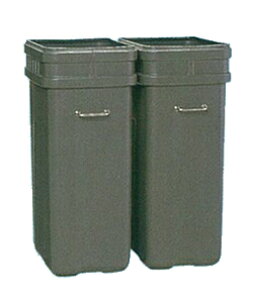 コダマ樹脂工業 ゴミステーション 大型ゴミ箱 コダマ樹脂工業 ポイスター 別売オプション POP-400用内容器2個セット 個人宅配送不可[業務用/工場/マンション/アパート/カラス/対策/猫/大容量