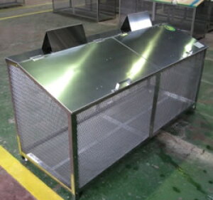 XeX S~Xe[V ^S~ GA著 yizXeXS~[BOX jJA (XeXSUS304gp)s50cm^Cv B-180 1800×s500×850mm