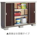 イナバ物置 ナイソーシスター KMW-196CP 長もの収納タイプ エリア限定送料無料