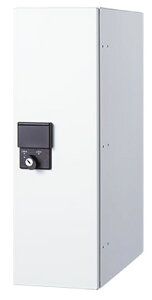 ナスタ 小型宅配ボックス Qual(クオール) 前入前出 防滴タイプ ホワイト KS-TLU160-S500-W