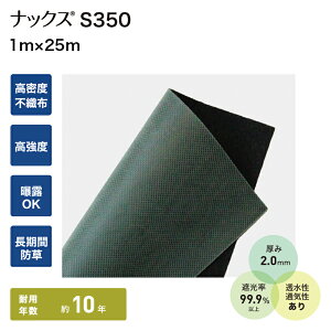 �h���V�[�g �i�b�N�X S350 1m×25m �ނ��o����p �G���h�~ �����V�[�g �󂫒� �󂫒n