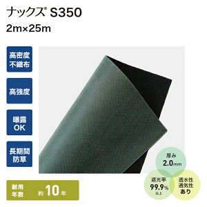 �h���V�[�g �i�b�N�X S350 2m×25m �ނ��o����p �G���h�~ �����V�[�g �󂫒� �󂫒n