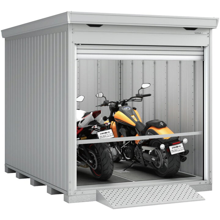 楽天市場】イナバ物置 バイクガレージ バイク保管庫 FM-2230HYN 床付 