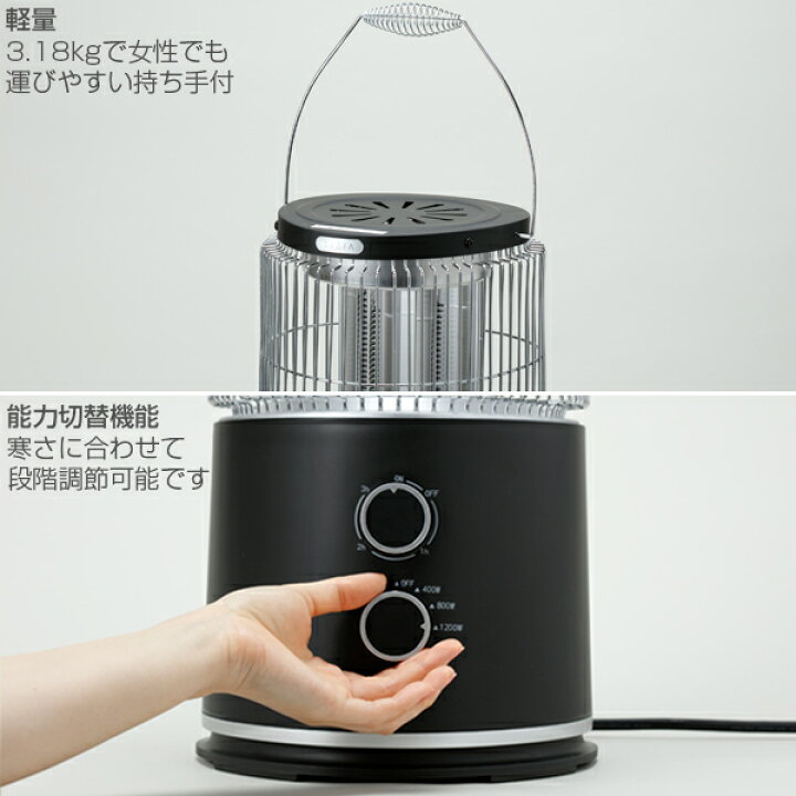 楽天市場】STUFA ストゥーファ アウトドア用遠赤外線ヒーター ブラック 