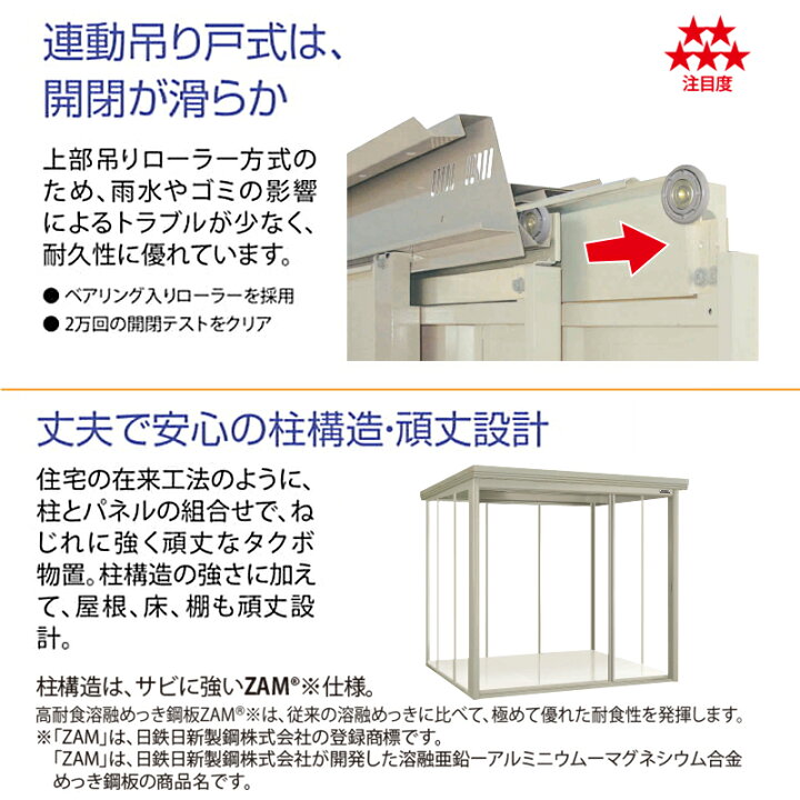 楽天市場】タクボ物置 Mr.ストックマン ダンディ ND-2215 一般型 標準 