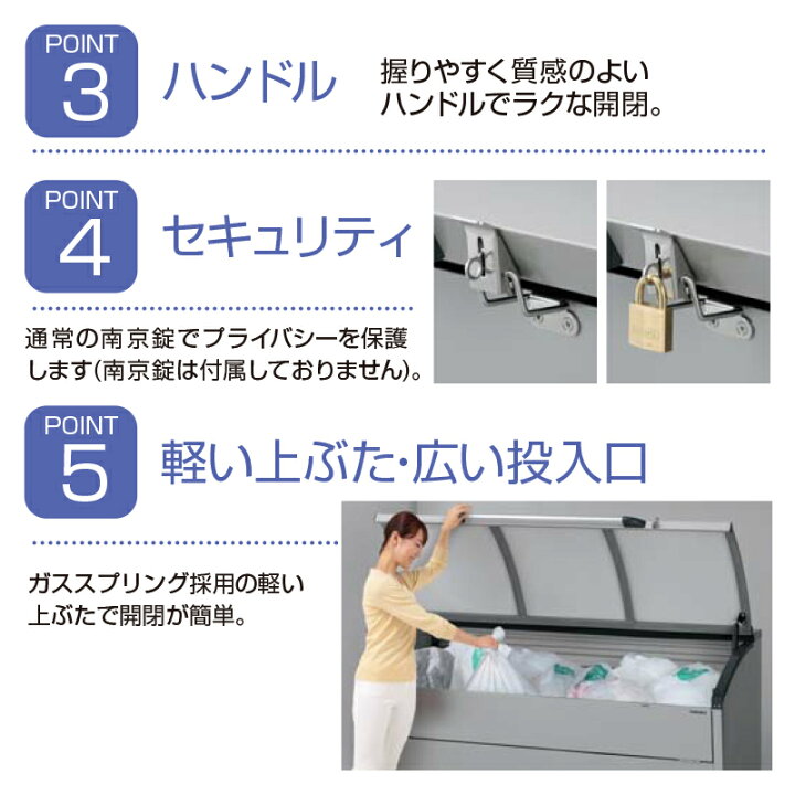 楽天市場】ゴミステーション 大型ゴミ箱 ヨドコウ ダストピット ゴミ 
