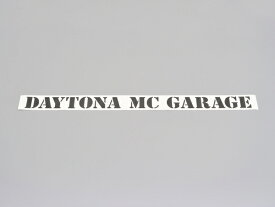 デイトナバイクガレージ ベーシックシリーズ専用オプション MCガレージロゴデカール マットブラック 96571