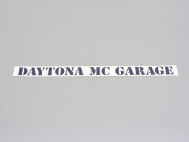 デイトナバイクガレージ ベーシックシリーズ専用オプション MCガレージロゴデカール マットネイビー 96572