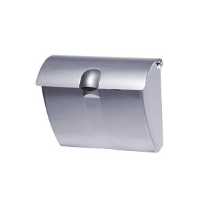 三協アルミ ポスト壁付けタイプ JWHP-1N型 ダイヤル錠なし 壁付け金具セット付メタリックシルバー(JMS) KSK