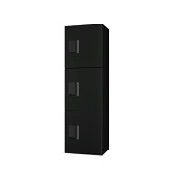 捺印なし ナスタ 集合住宅向け宅配ボックス プチ宅unit ブラック×ブラック KS-TL01R03A-BK