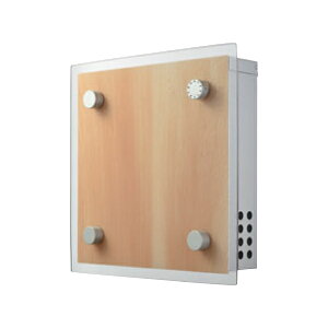 住友林業緑化 ビューポスト スクエア 上入前出 ナチュラルパネル 本体シルバー 右吊元 SQ-NS-R