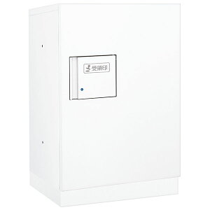 【捺印付き】ダイケン 小型宅配ボックス 壁付け・床置き両用 防滴型 前入前出 H540mm TBX-F1N-WW ホワイト ※受注生産品