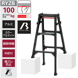 長谷川工業 はしご兼用伸縮脚立 RYZB-09 ハシゴ ハセガワ 個人宅配送不可