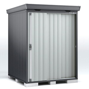 物置 屋外 イナバ物置フォルタ FS-1818HF 一般型 ハイルーフ 本体:フランネルグレー 扉:プラチナシルバー 収納
