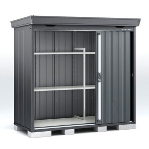 物置 屋外 イナバ物置フォルタ FS-2209SF 一般・多雪・豪雪型 スタンダード 本体:フランネルグレー 扉:チャコールグレー 収納