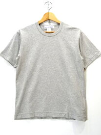 【中古】古着 COMME des GARCONS SHIRT コムデギャルソン シャツ バックロゴ プリント Tシャツ 無地 ワンポイント S26122 半袖 S/S メンズ トップス サイズ XS グレー系