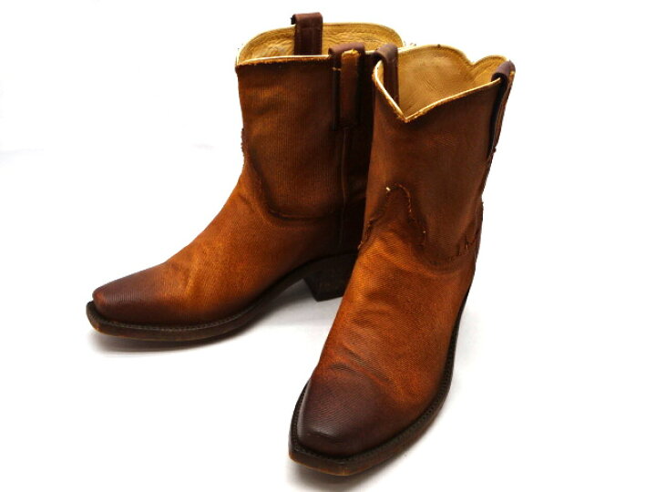 楽天市場】【中古】【美品】Lucchese ルケーシー レザーショートブーツ 