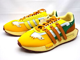 【中古】【美品】adidas originals アディダス オリジナルス Melting Sadness メルティング サッドネス RETROPY E5 レトロピー GW6035 SKY TINT WILD SEPIA BOLD GREEN スカイティント ワイルドセピア ボールドグリーン スニーカー シューズ 27cm 黄 イエロー系