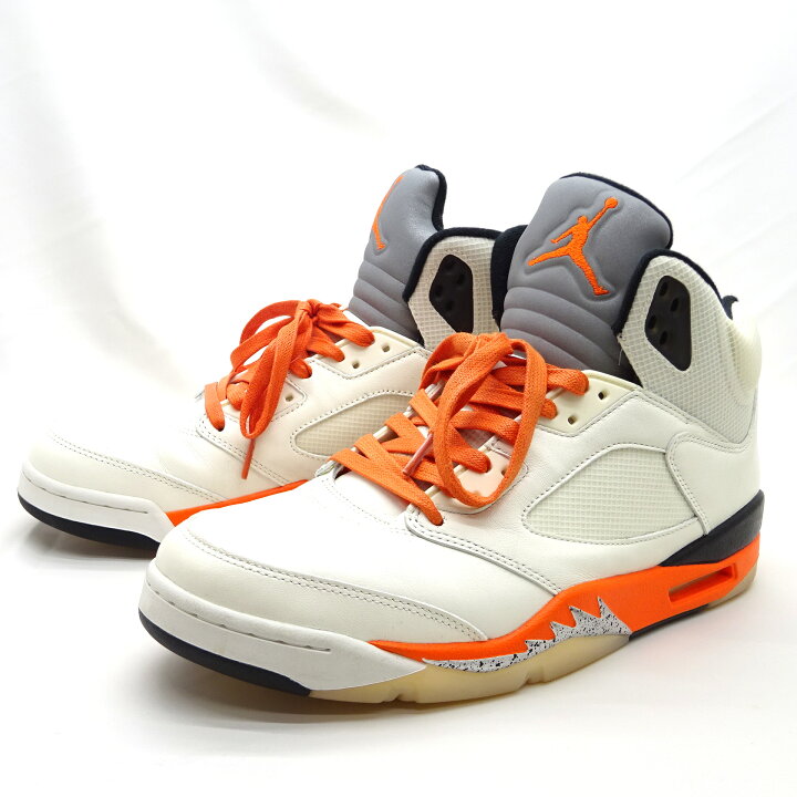 楽天市場】【中古】NIKE ナイキ AIR JORDAN 5 RETRO Orange Blaze エア 