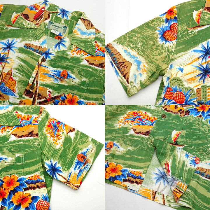 楽天市場】【中古】 Kamehameha カメハメハ アロハシャツ 半袖 S/S 総 