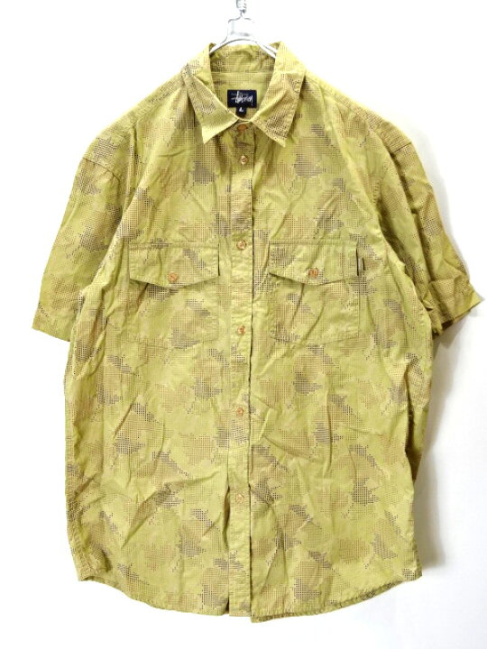 楽天市場】【中古】古着 USA製 STUSSY ステューシー デジタルカモ 半袖 