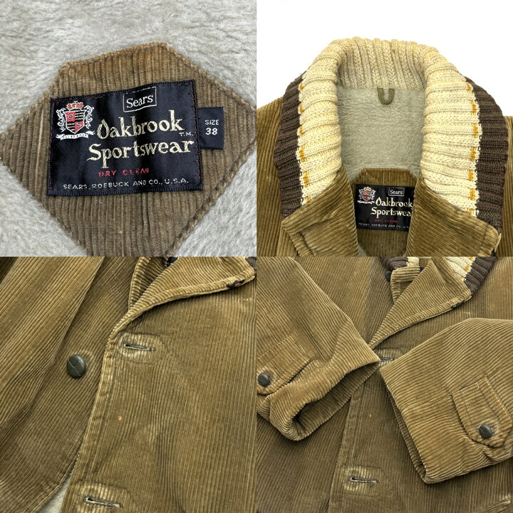 楽天市場】【中古】60s 70s USA製 SEARS Oakbrook Sportswear ファラオ 