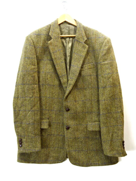 楽天市場】【中古】古着 Harris Tweed ハリスツイード ヘリンボーン 