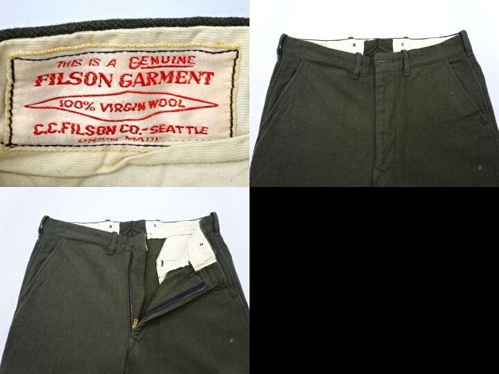 楽天市場】【中古】FILSON GARMENT フィルソン ガーメント wool pants 
