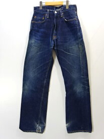 【中古】古着 Denime ドゥニーム 75631 ジーンズ ストレート デニム ジップフライ パンツ メンズ ボトムス ジーパン アメカジ サイズ W28 インディゴ系