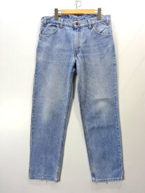 【中古】古着 USA製 Levi's リーバイス オレンジタブ 41506-0214 デニム パンツ ジーンズ ボタン裏585 ジップフライ アメリカ製 米国製 メンズ ボトムス ジーパン アメカジ サイズ W34 インディゴ系