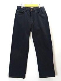 【中古】古着 USA製 Levi's リーバイス 501-0658 デニムパンツ 後染め ブラック ジーンズ ストレート アメリカ製 米国製 ボタン裏522 メンズ ボトムス ジーパン アメカジ サイズ W32 ブラック系