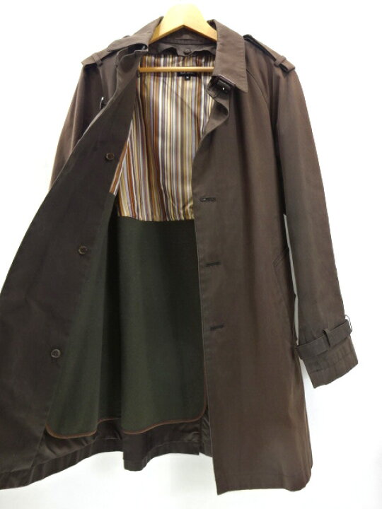 楽天市場】【中古】 Paul Smith ポールスミス ステンカラーコート  