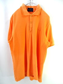 【中古】FRED PERRY フレッドペリー　ポロシャツ　オレンジ　サイズ40　古着