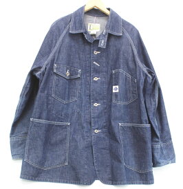 【中古品】 POST OVERALLS ポストオーバーオールズ　エンジニアジャケット デニムカバーオール M インディゴ