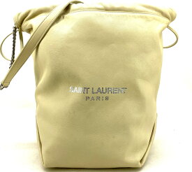 【中古】SAINT LAURENT PARIS サンローラン　テディ バケット 巾着 ワンショルダー チェーン