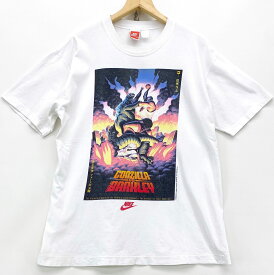 【中古】NIKE ナイキ GODZILLA VS BARKLEY ゴジラvsバークレー 90s Tシャツ