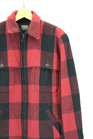 【中古】DENIME ドゥニーム ブロックチェック ウールジャケット 42