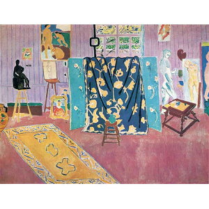 ピンクのスタジオ 【20号】 アンリ・マティス 【 額縁が選べる 額入り 複製画 絵画 】