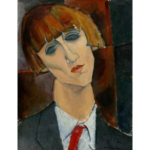 キスリング夫人の肖像 【8号】 アメデオ・モディリアーニ 【 額縁が選べる 額入り 複製画 絵画 】