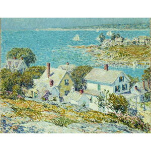 New England Headlands 【10号】 チャイルド・ハッサム 【 額縁が選べる 額入り 複製画 絵画 】