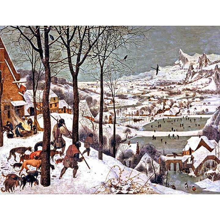 楽天市場】雪中の狩人 【8号】 ピーテル・ブリューゲル 【 額縁が 