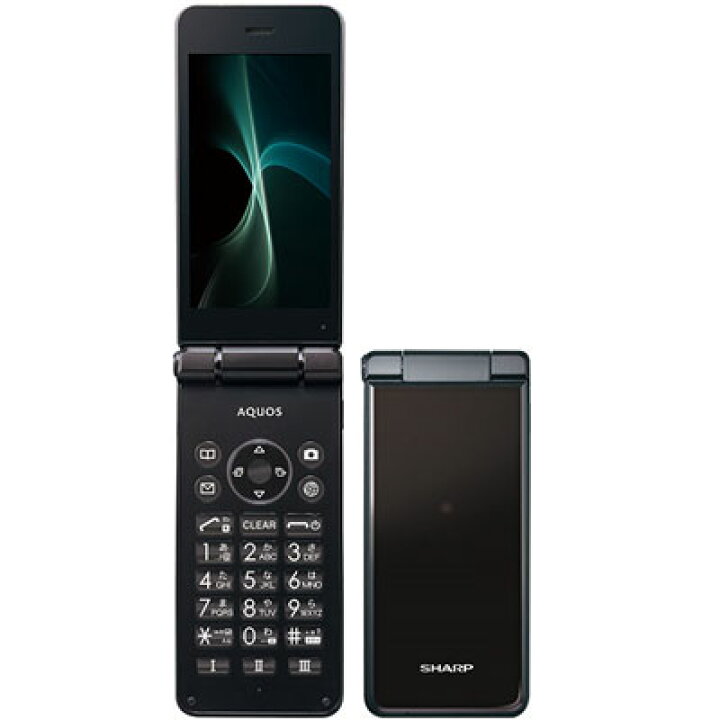 楽天市場】未使用 AQUOS ケータイ SH-N01 Black ガラケー 本体 送料  