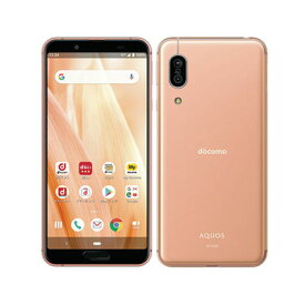 【SIMロック解除済】docomo AQUOS sense3 SH-02M Light Copper SHARP 当社3ヶ月間保証 中古 【 中古スマホとタブレット販売の携帯少年 】