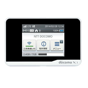 中古 Wi-Fi STATION HW-01F White モバイルルーター docomo 本体 送料無料【当社3ヶ月間保証】【中古】 【 携帯少年 】