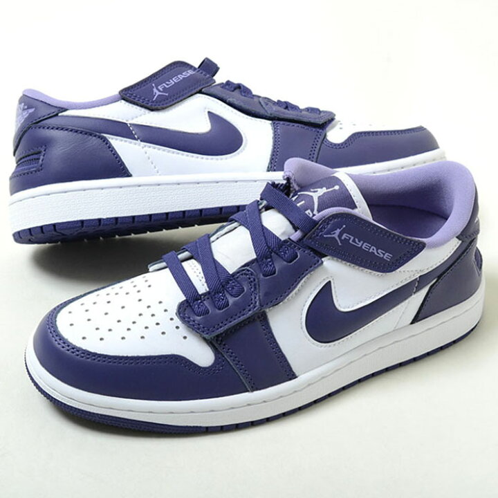 楽天市場】NIKE AIR JORDAN 1 LOW FlyEase パープル ホワイト メンズ 